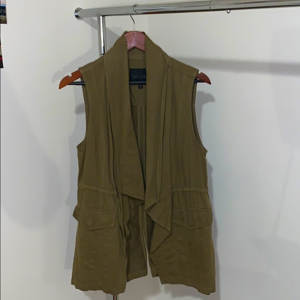 Army green vest by Sanctuary
